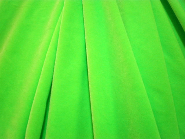 7. Lime Smooth Velvet
